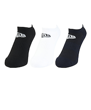 ニューエラ(NEW ERA)ソックス ショート 3足組 ブラック ホワイト ネイビー 14518168