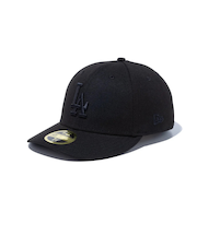 ニューエラ（NEW ERA）キャップ LP 59FIFTY ロサンゼルス ドジャース ブラック×ブラック 14524649