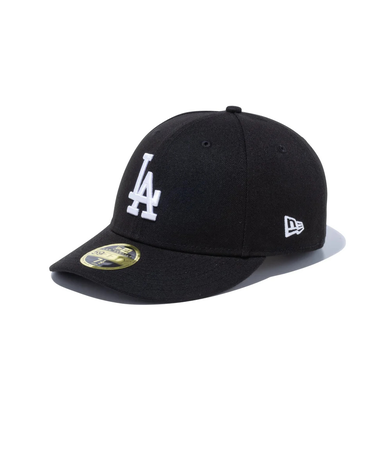 ニューエラ（NEW ERA）キャップ LP 59FIFTY ロサンゼルス ドジャース ブラック×ホワイト 14524648