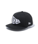 ニューエラ（NEW ERA）キャップ Youth 9FIFTY フラッグロゴ ブラック×ホワイト 14524536
