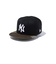 ニューエラ（NEW ERA）キャップ Youth 9FIFTY ニューヨーク ヤンキース ブラック×ホワイト ウッドランドカモバイザー 14524531