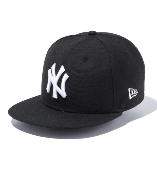 ニューエラ（NEW ERA）キャップ Youth 9FIFTY ニューヨーク ヤンキース ブラック×ホワイト 14524532