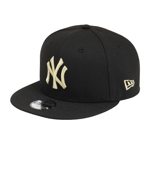 ニューエラ(NEW ERA)キャップ Youth 9FIFTY ニューヨーク ヤンキース ブラック×ゴールド 14524533