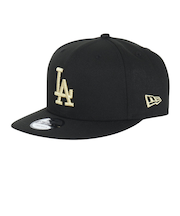 ニューエラ（NEW ERA）キャップ 9FIFTY ロサンゼルス ドジャース ブラック×ゴールド 14524964 帽子 57.7cm-61.5cm