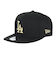 ニューエラ（NEW ERA）キャップ 9FIFTY ロサンゼルス ドジャース ブラック×ゴールド 14524964 帽子 57.7cm-61.5cm
