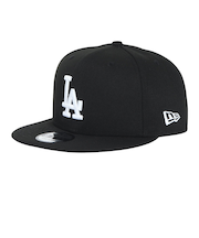 ニューエラ（NEW ERA）キャップ 9FIFTY ロサンゼルス ドジャース ブラック×ホワイト 14524963 帽子 57.7cm-61.5cm
