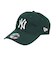 ニューエラ（NEW ERA）帽子 9TWENTY ニューヨーク ヤンキース ウォッシュドコットン ダークグリーン×ホワイト 14525118