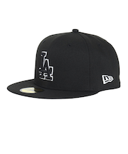 ニューエラ（NEW ERA）キャップ 59FIFTY ロサンゼルス ドジャース 14525223 帽子 57.7cm-59.6cm 黒