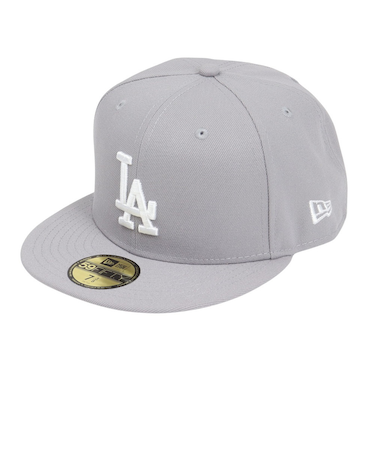 ニューエラ（NEW ERA）キャップ 59FIFTY ロサンゼルス ドジャース 14525219 帽子 57.7cm-59.6cm グレー