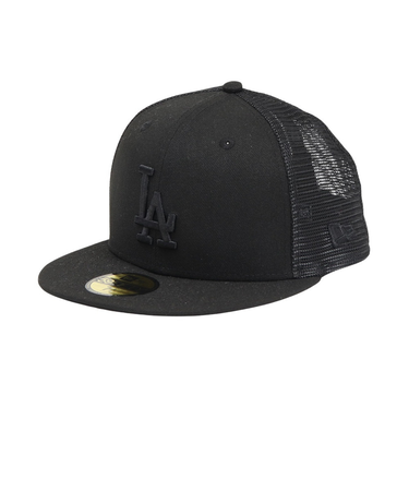 ニューエラ（NEW ERA）メッシュキャップ 59FIFTY トラッカー ロサンゼルス ドジャース 14525156 帽子 57.7cm-59.6cm 黒