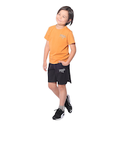 プーマ（PUMA）ボーイズ プーマ スクアッド 半袖Tシャツ & ショーツセット 681409 91 ORG
