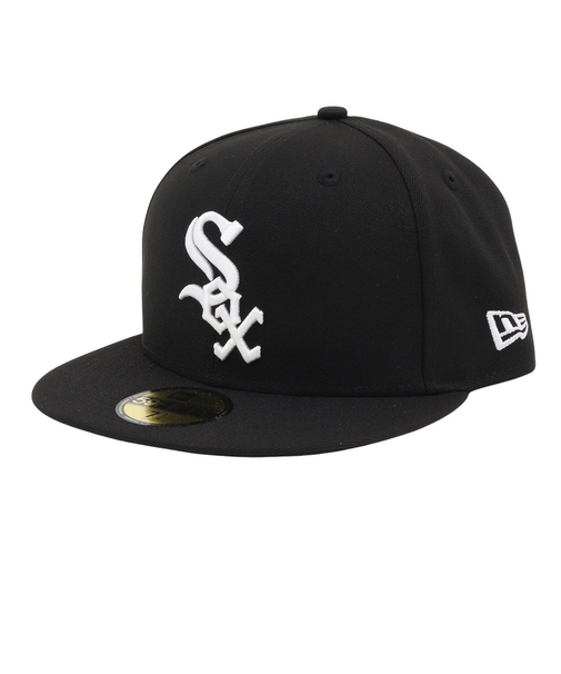 ニューエラ（NEW ERA）キャップ 59FIFTY MLB オンフィールド シカゴ ホワイトソックス ゲーム 14524891 黒