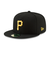 ニューエラ（NEW ERA）キャップ 59FIFTY MLB オンフィールド ピッツバーグ パイレーツ ゲーム 14524856 黒