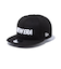 ニューエラ（NEW ERA）キャップ 9FIFTY ワードマークロゴ ブラック×ホワイト 14524928 57.7-61.5cm 黒