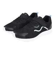 ムーンスター(MoonStar)ガールズ ジュニアスポーツシューズ ベルクロ ベルト付き スニーカー LV 1208WS 12298986