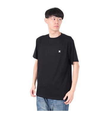 ハーレー（HURLEY）SQ モノグラム 半袖Tシャツ MSS2411006-BLK
