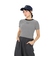 ハーレー（HURLEY）リブ ニット 半袖Tシャツ WSS2320004-BKWH