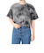 ハーレー（HURLEY）ARC ロゴ CROP 半袖Tシャツ WSS2421021-BLKT