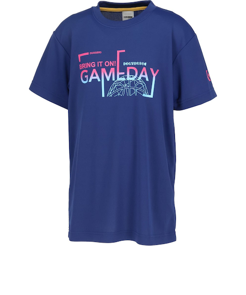 コンバース（CONVERSE）ジュニア バスケットボールウェア プリントTシャツ CB451351-2800