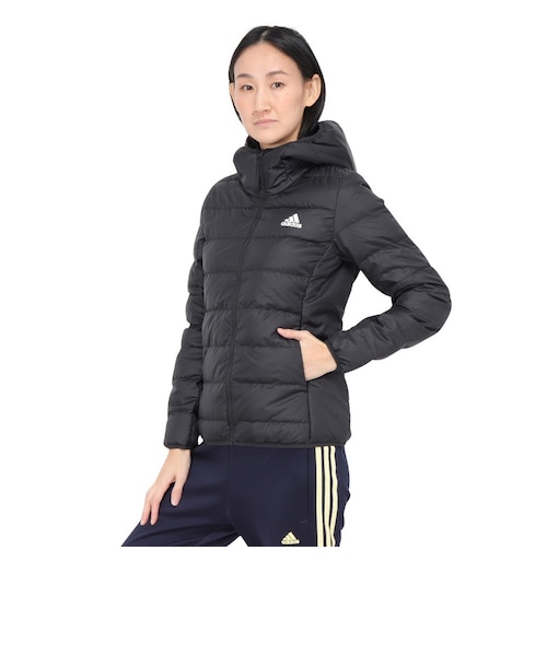 アディダス（adidas）エッセンシャルズ ライトダウン フード付き 