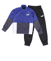 プーマ(PUMA)ジュニア カラーブロック ポリスーツ CL 上下セット 678546 27 RBLU