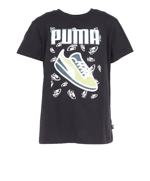 プーマ（PUMA）ジュニア エッセンシャル+ ロゴ LAB グラフィック 半袖Tシャツ 684040 01 BLK
