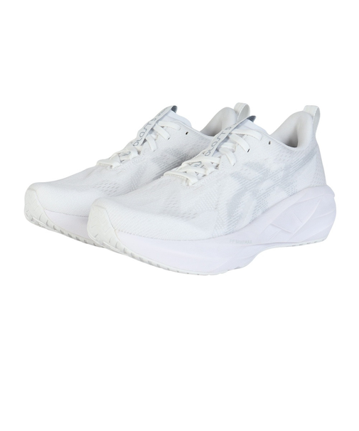 アシックス（ASICS）ランニングシューズ ノヴァブラスト 5 ホワイト グレー 1012B765.100 スニーカー ジョグ クッション性