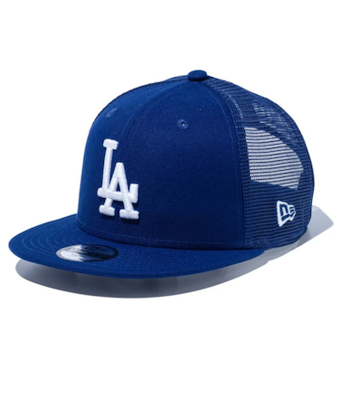 ニューエラ（NEW ERA）ユース キャップ 9FIFTY トラッカー ロサンゼルス・ドジャース ダークロイヤル×ホワイト 14524526 帽子 子供 52…