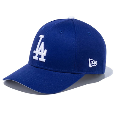 ニューエラ（NEW ERA）ユース キャップ 9FORTY ロサンゼルス・ドジャース ダークロイヤル×ホワイト 14524517 青 52-55.8cm