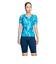 ナイキ（NIKE）フィットネス水着 レディース 水泳 総柄ジップ付き半袖セパレーツ 2993131-010