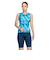 ナイキ（NIKE）フィットネス水着 レディース 水泳 総柄ジップ付き袖なしセパレーツ 2993130-010