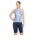 ナイキ（NIKE）フィットネス水着 レディース 水泳 総柄ジップ付き袖なしセパレーツ 2993130-018