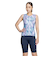 ナイキ（NIKE）フィットネス水着 レディース 水泳 総柄ジップ付き袖なしセパレーツ 2993130-018