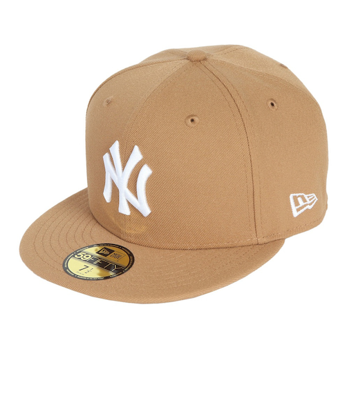 ニューエラ（NEW ERA）キャップ 59FIFTY ニューヨーク・ヤンキース ウィート×ホワイト 14525198 帽子 57.7cm-59.6cm