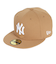 ニューエラ（NEW ERA）キャップ 59FIFTY ニューヨーク・ヤンキース ウィート×ホワイト 14525198 帽子 57.7cm-59.6cm