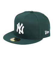 ニューエラ（NEW ERA）キャップ 59FIFTY ニューヨーク・ヤンキース ダークグリーン×ホワイト 14525204 帽子 57.7cm-59.6cm