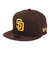 ニューエラ（NEW ERA）ジュニア キャップ Youth 9FIFTY サンディエゴ・パドレス 14524527 帽子 子供 52cm-55.8cm ブラウ…