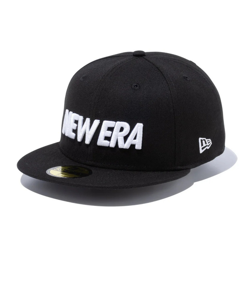 ニューエラ（NEW ERA）キャップ 59FIFTY ワードマークロゴ 14525160 帽子 57.7cm-59.6cm 黒