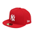 ニューエラ（NEW ERA）キャップ 59FIFTY ニューヨーク・ヤンキース スカーレット×ホワイト 14525200 帽子 57.7cm-59.6cm