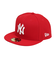 ニューエラ（NEW ERA）キャップ 59FIFTY ニューヨーク・ヤンキース スカーレット×ホワイト 14525200 帽子 57.7cm-59.6cm