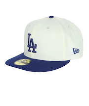 ニューエラ（NEW ERA）キャップ 59FIFTY MLB クーパーズタウン 2 Tone ロサンゼルス ドジャース クローム 14307675
