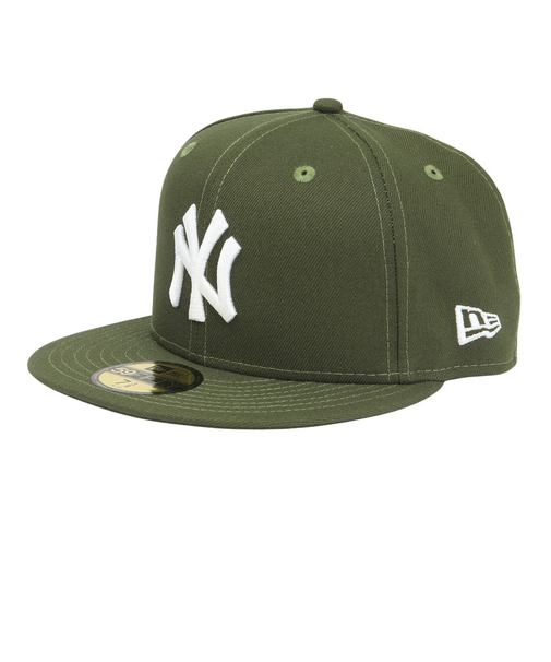 ニューエラ（NEW ERA）キャップ 59FIFTY ニューヨーク・ヤンキース ライフルグリーン×ホワイト 14525201 帽子 57.7cm-59.6cm
