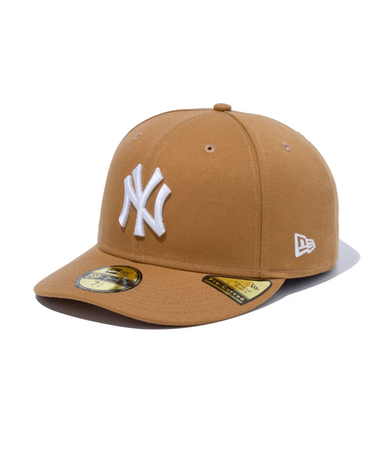 ニューエラ(NEW ERA)キャップ PC 59FIFTY ニューヨーク・ヤンキース 14524599 帽子 57.7cm-59.6cm ベージュ