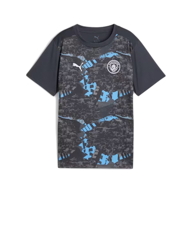 プーマ（PUMA）キッズ 2024-25 マンチェスターシティ FC プレマッチ 半袖 シャツ 77915774