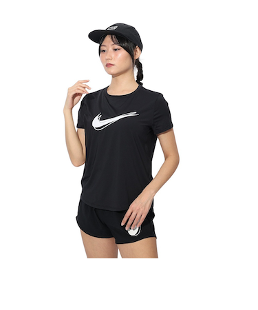ナイキ（NIKE）ワン スウッシュ ドライフィット 半袖ランニングトップス HJ2205-010