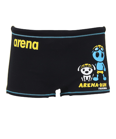 アリーナ（ARENA）競泳水着 ジュニア 男子 水泳 トレーニングスパッツ AS5SWM02B BK01