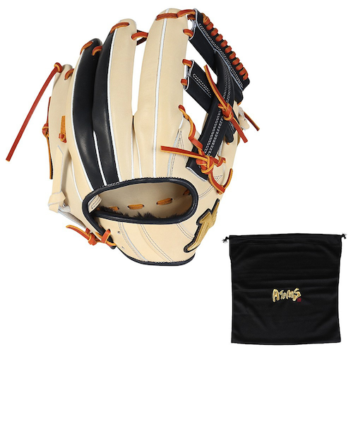 アトムズ（ATOMS）軟式用グラブ 内野手 野球グローブ 一般 牧秀悟