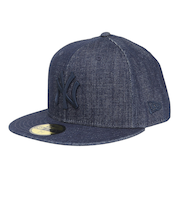 ニューエラ（NEW ERA）帽子 キャップ 59FIFTY ニューヨーク・ヤンキース インディゴデニム×ネイビー 14525202 57.7cm-59.6cm