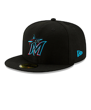 ニューエラ（NEW ERA）帽子 キャップ 59FIFTY MLBオンフィールド マイアミ・マーリンズ ゲーム 14524874 57.7cm-59.6cm …