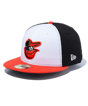 ニューエラ（NEW ERA）帽子 キャップ 59FIFTY MLBオンフィールド ボルティモア・オリオールズ ホーム 14524897 57.7cm-59.6…